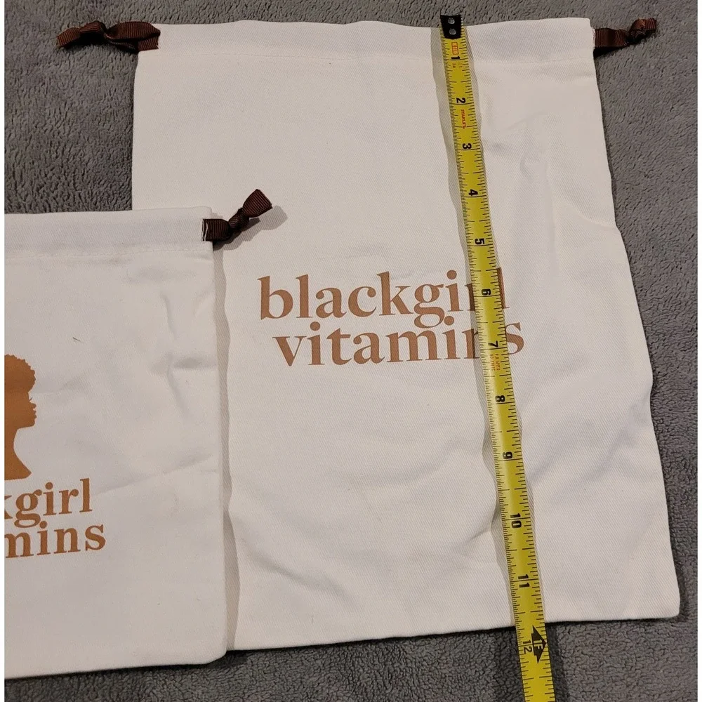 Black Girl Vitamins *Bags Only* Lot Of 2 functional eco-friendly Cotton